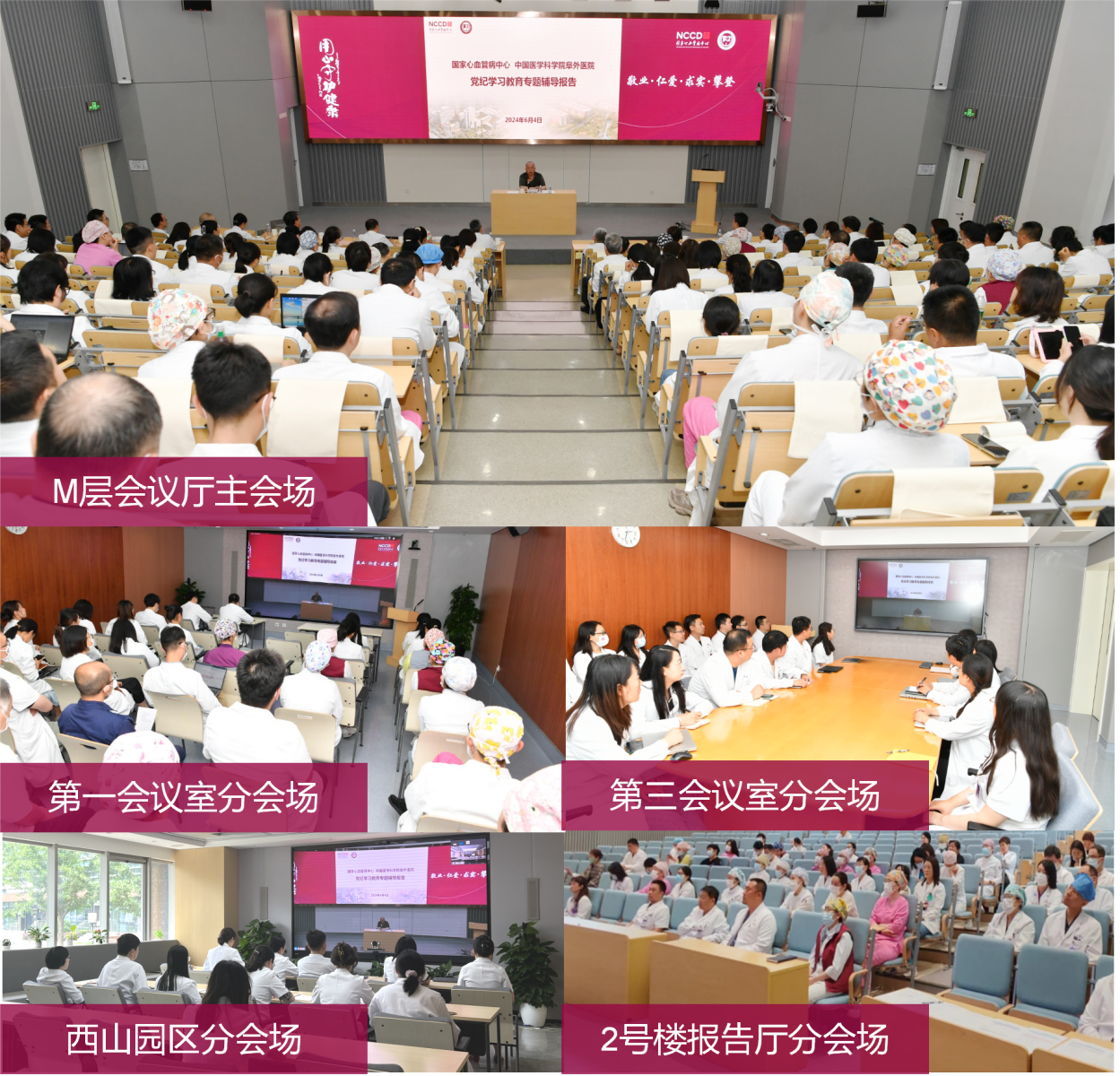 国家心血管病中心 中国医学科学院阜外医院举办党纪学习教育专题辅导报告会